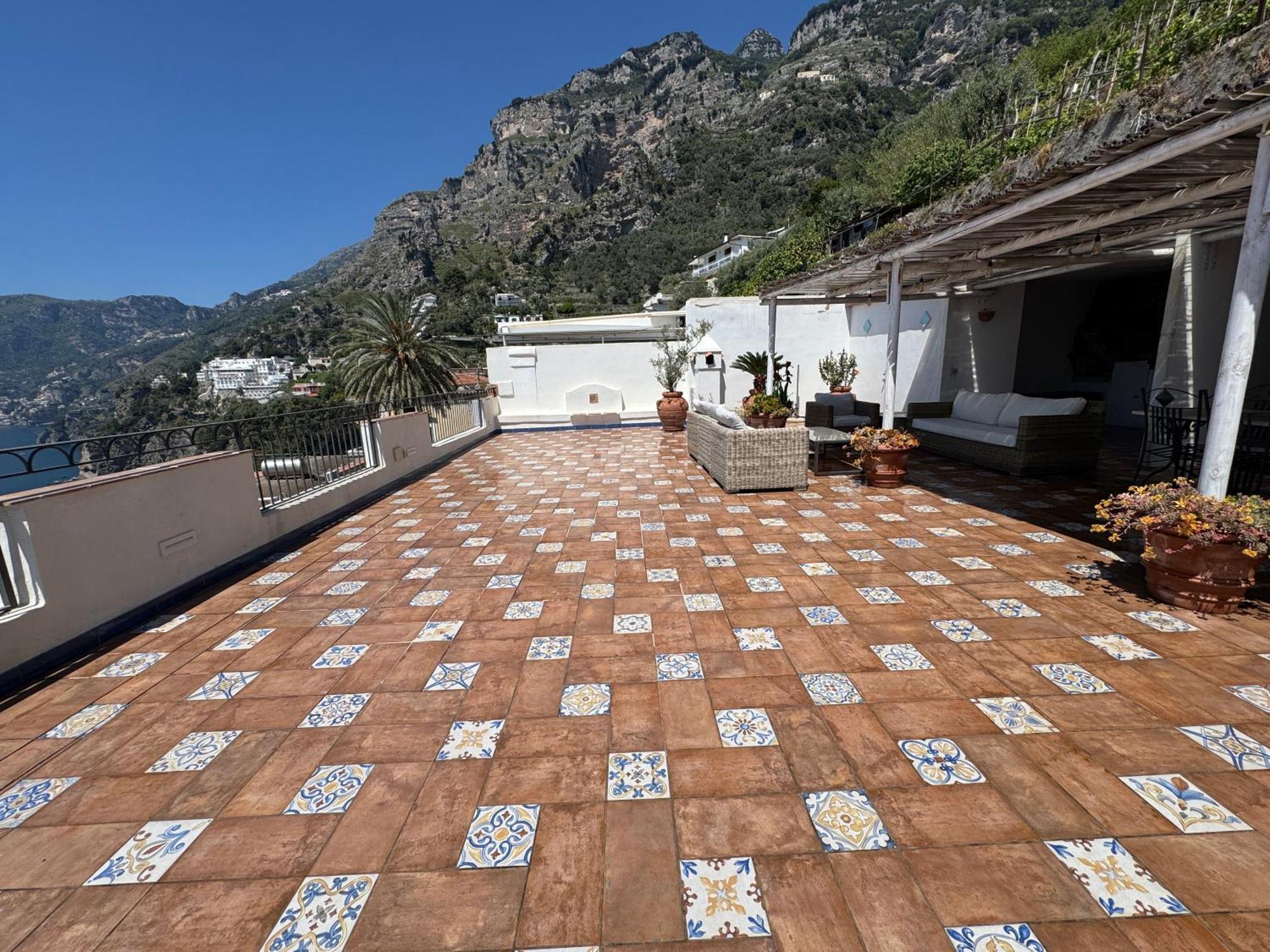 Casa Ella With Private Parking Villa Praiano Bagian luar foto